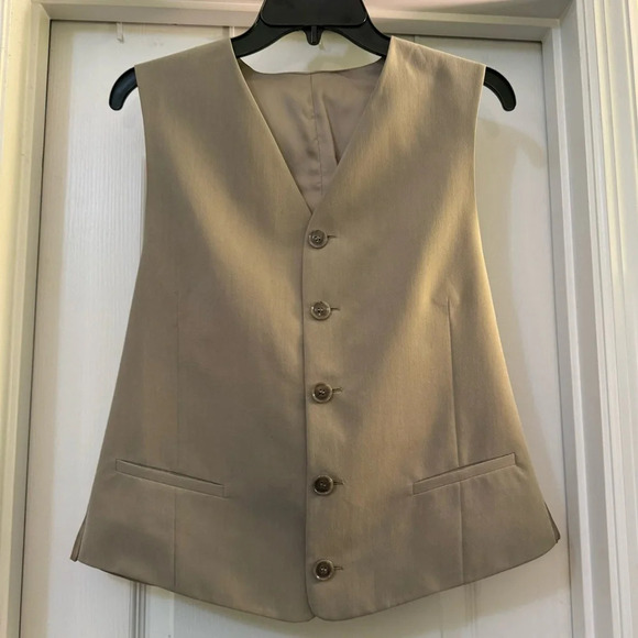 Angelo Litrico Tan Suit Vest - Picture 1 of 8